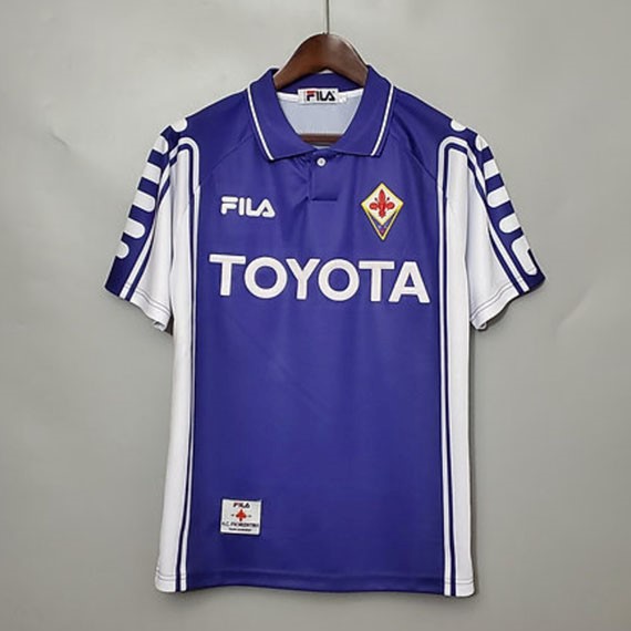 Tailandia Camiseta Fiorentina Primera Equipación Retro 1999 2000